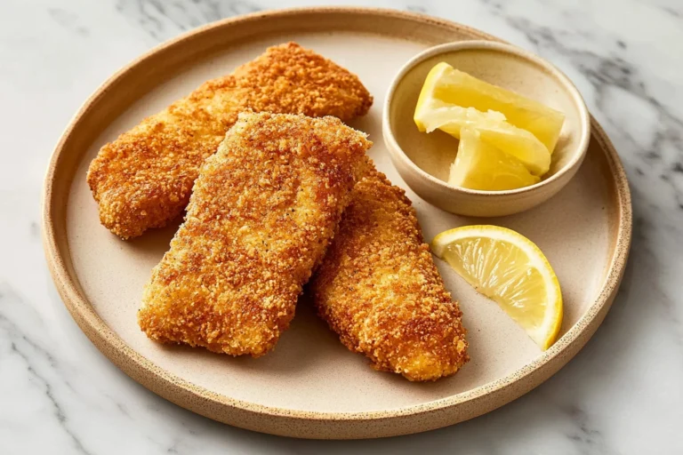 Air-Fried Crumbed Fish