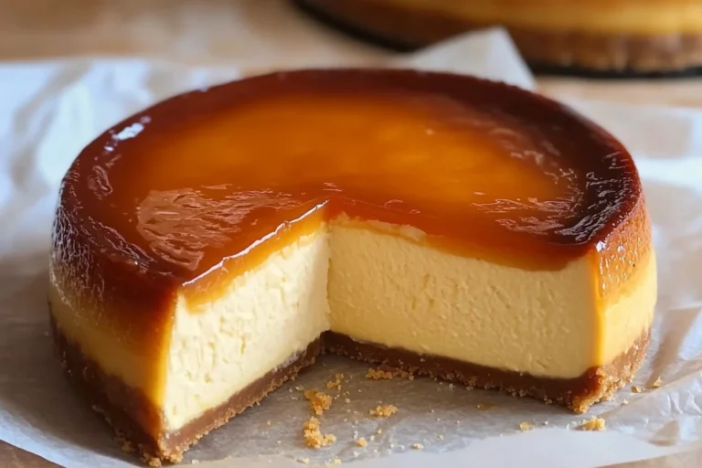 Air Fryer Basque Burnt Cheesecake