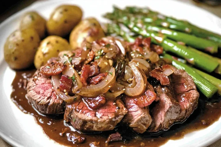 Beef Tenderloin With Roasted Shallots