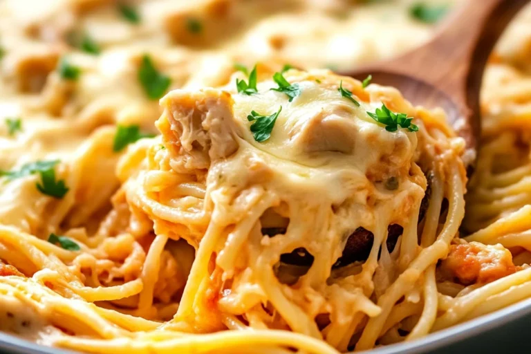 Chicken Tetrazzini Pasta Bake