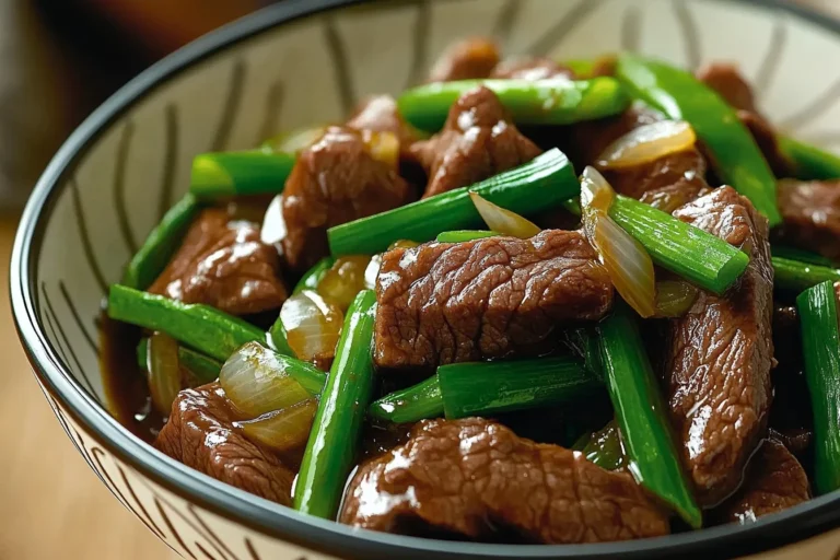 Chinese Beef and Onion Stir