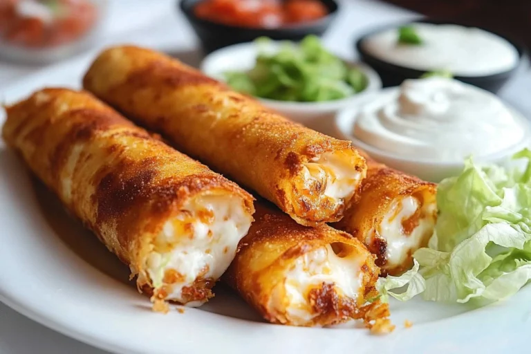 Creamy Chicken Taquitos