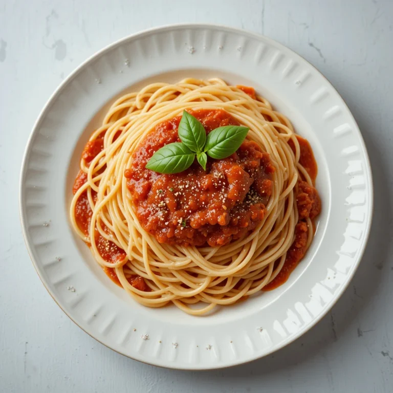 Creamy Gochujang Spaghetti With Ground Beef