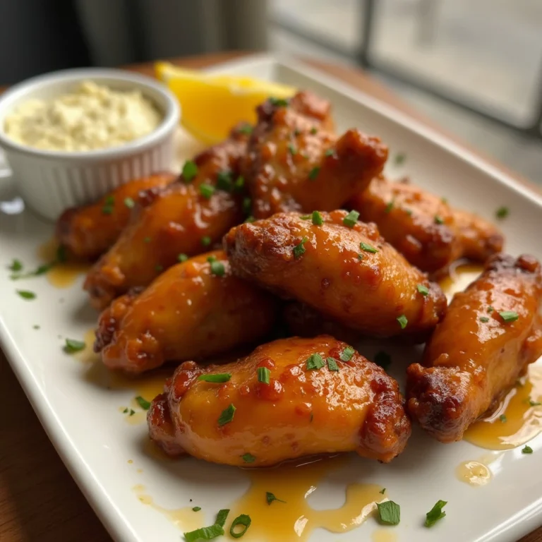 Honey Lemon Pepper Wings