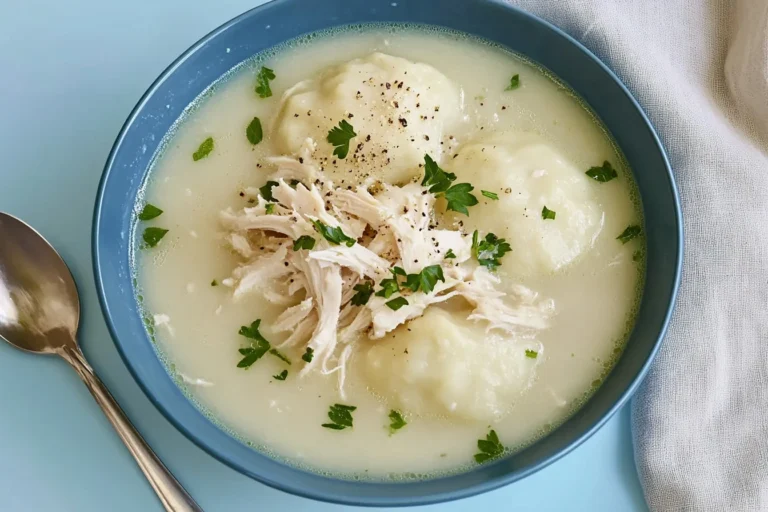 Old-Fashioned Chicken and Dumplings