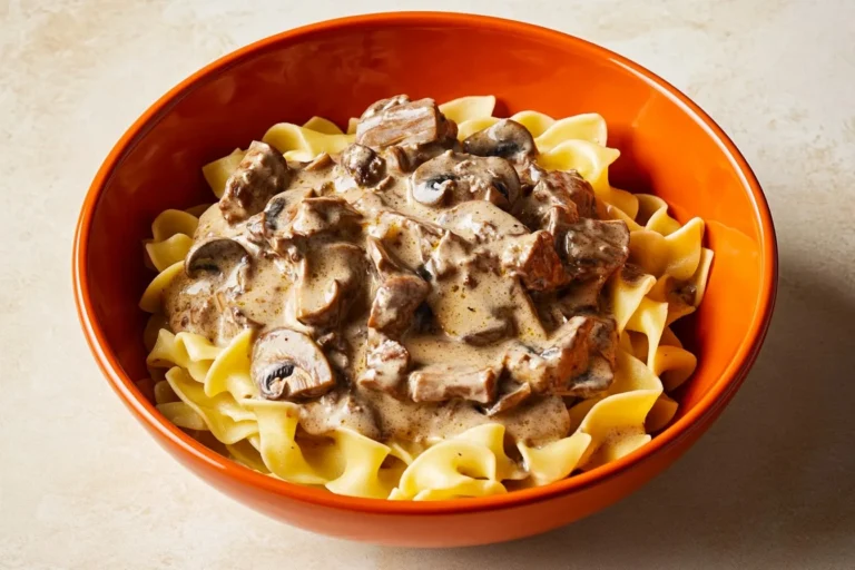 Rich and Creamy Beef Stroganoff