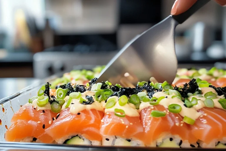 Sheet Pan Crispy Rice and Salmon